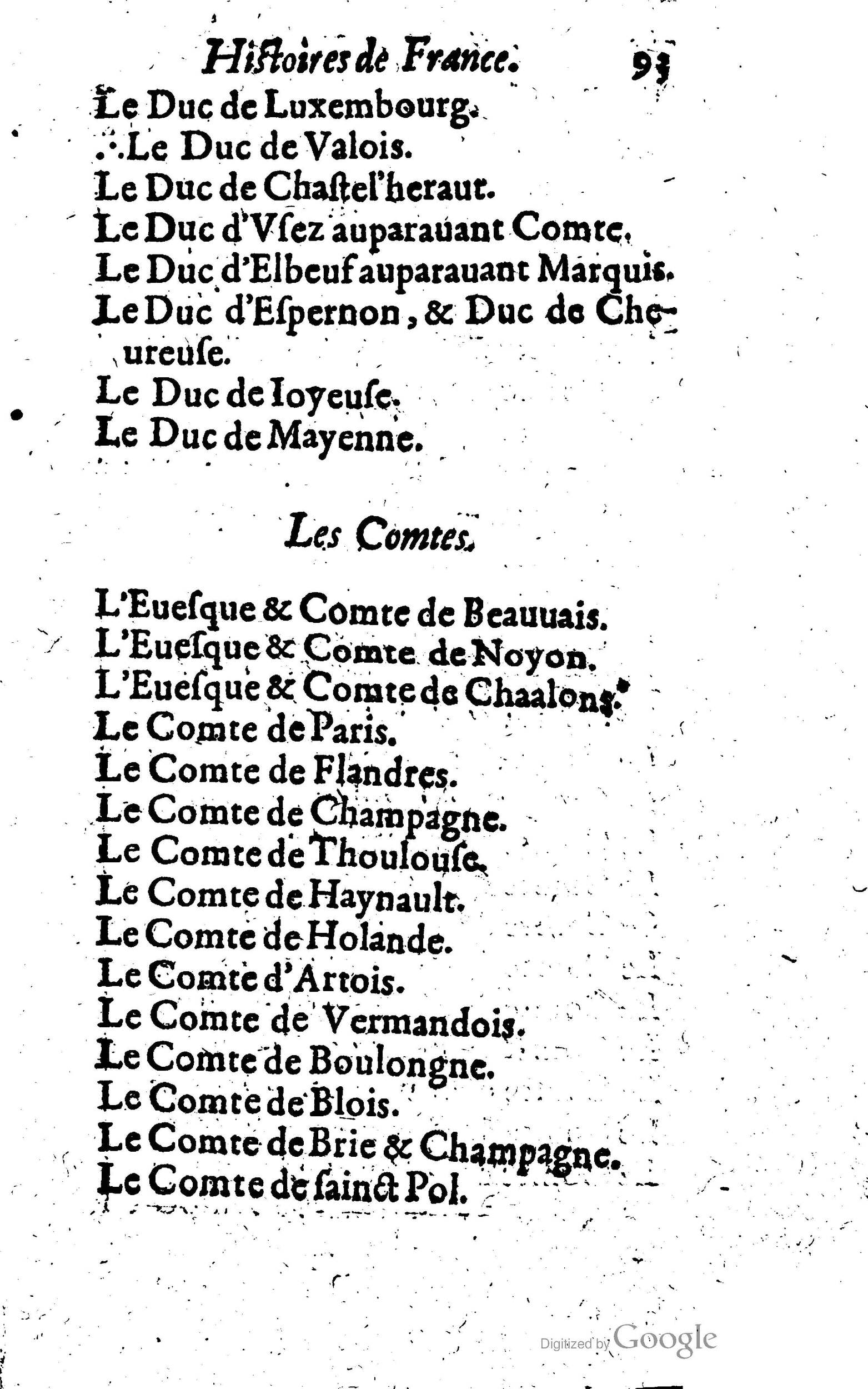1619 - Jean Corrozet - Trésor des histoires de France - Anvers Musée Plantin-Moretus