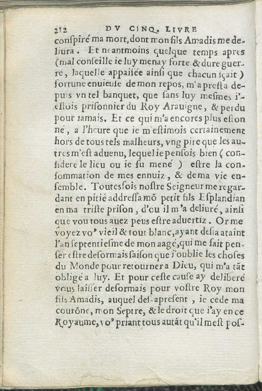 1559 - Pierre Regnard - Trésor des Amadis - Det KLG Copenhague