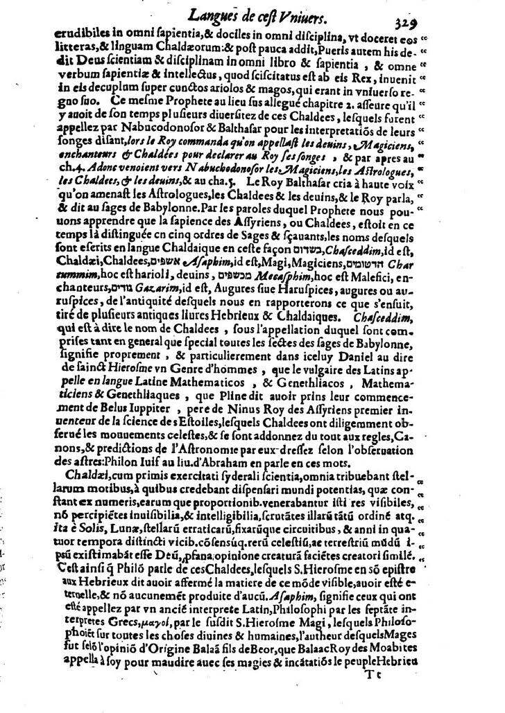 1613 - Matthieu Berjon - Trésor de l’histoire des langues de cet univers - BM Lyon