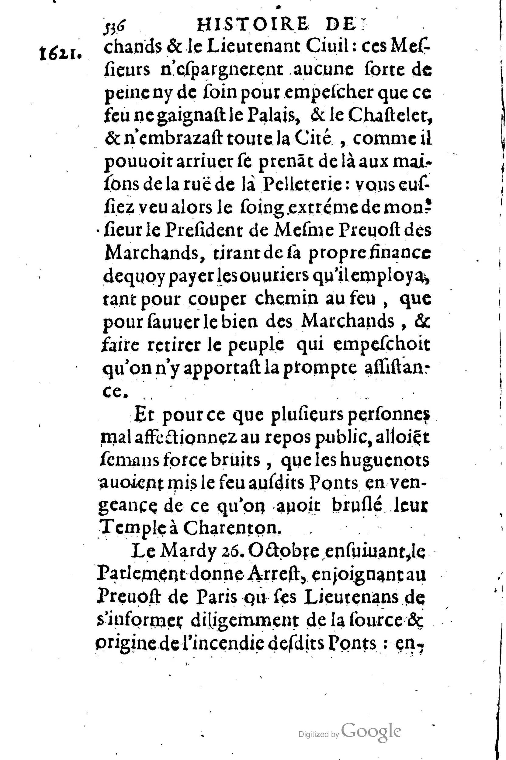 1623 - Joseph Bouillerot - Trésor de l’histoire générale de notre temps - BM Lyon