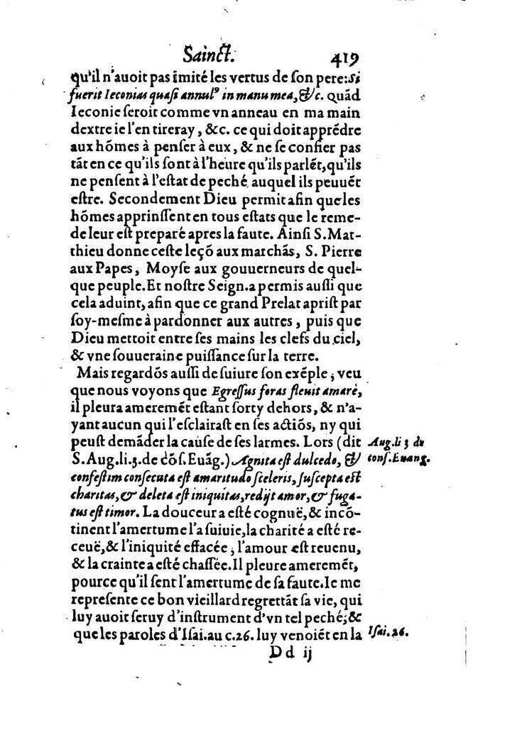 1607 - Nicolas Du Fossé - Trésor quadragésimal - T 02 - BM Lyon