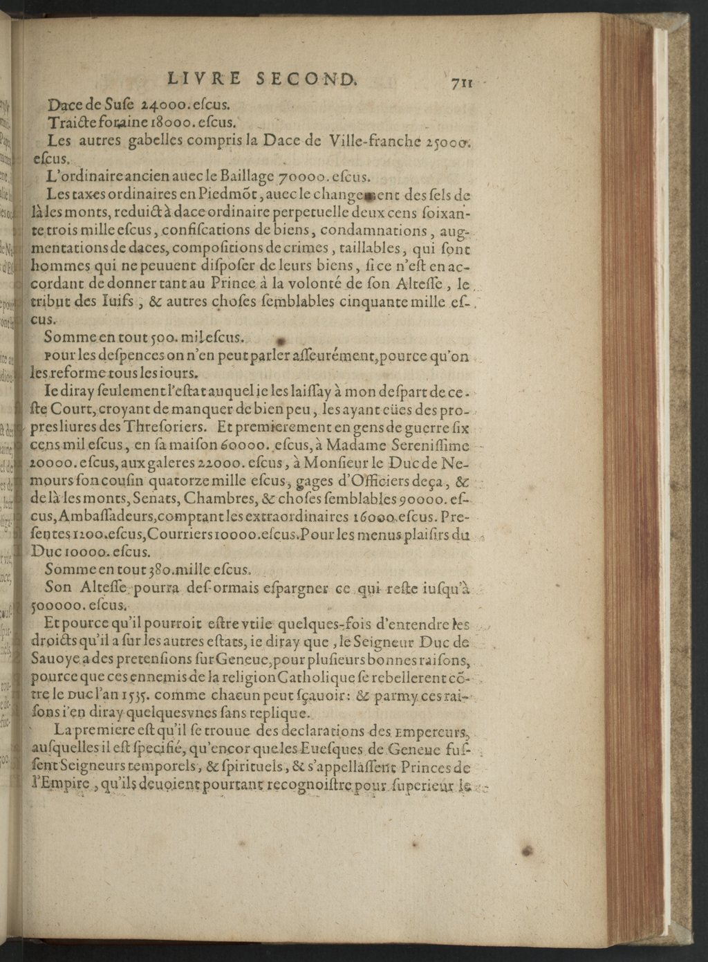 1608 - Nicolas Du Fossé - Trésor politique - BnF Tolbiac