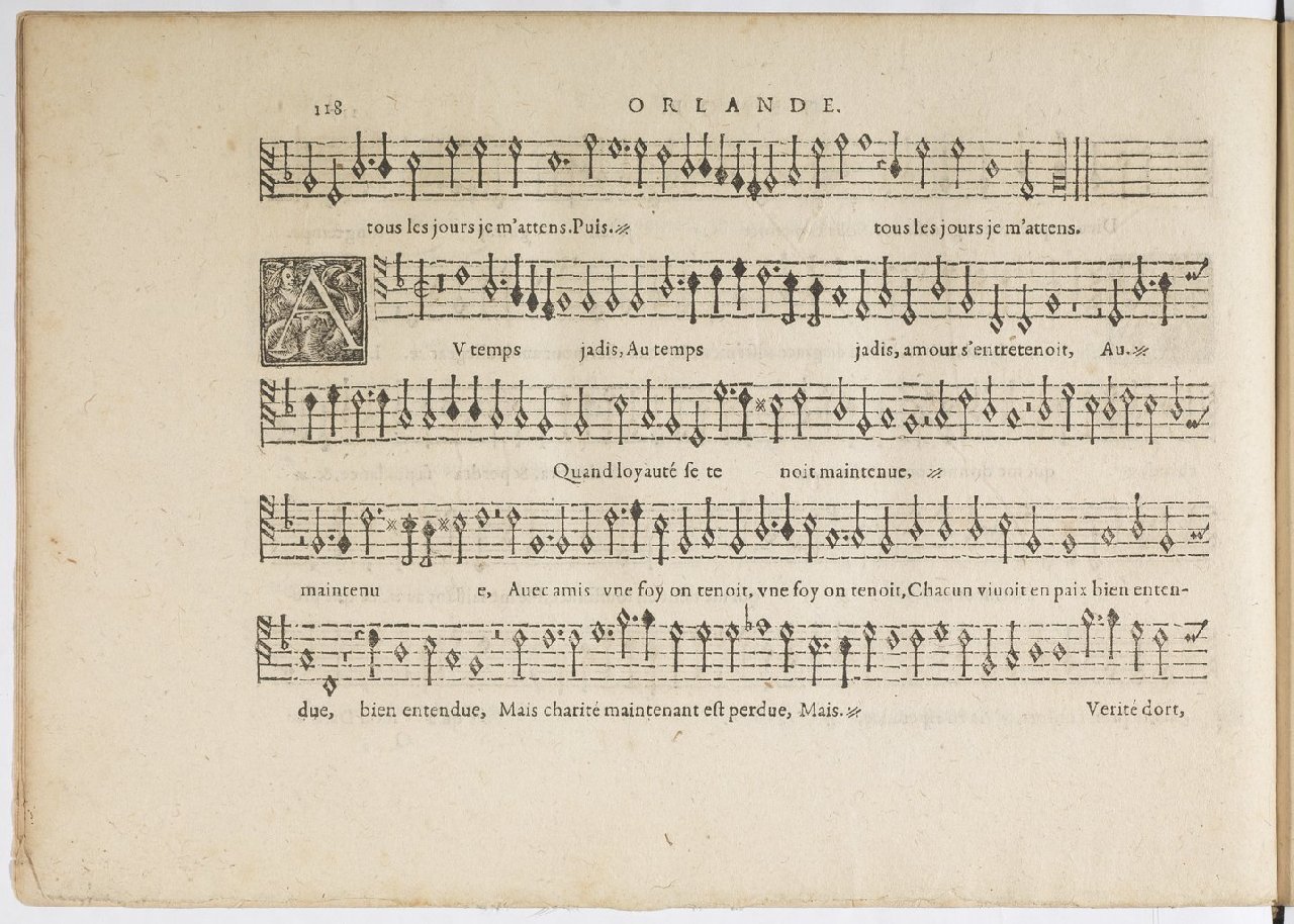 1594 - Paul Marceau - Trésor de musique d&#039;Orlande de Lassus, Superius, Bassus, Tenor, Quinta pars - BnF