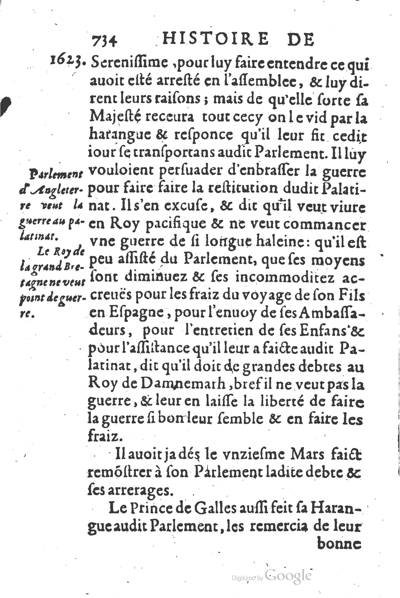 1626 - Joseph Bouillerot - Trésor de l’histoire générale de notre temps - BSB Munich