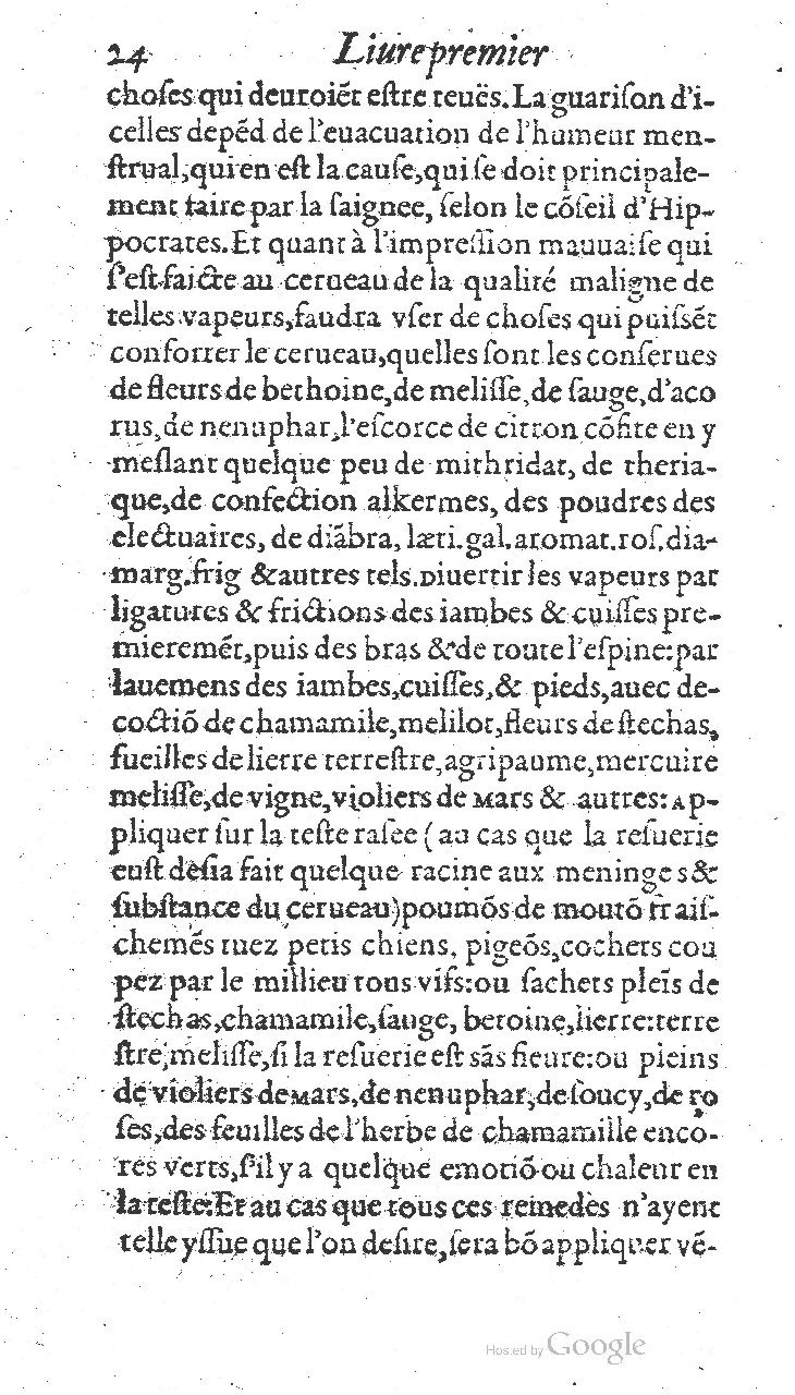 1585 - Jacques du Puis - Trésor des remèdes secrets pour les maladies des femmes - BnF