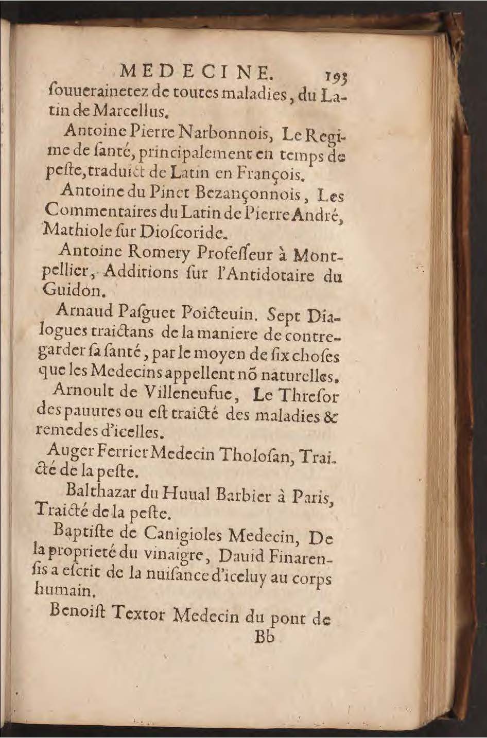 1602 - François Jacquin - Trésor des bons esprits français - BnF Arsenal