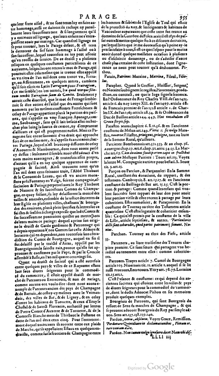 1629 - Veuve Nicolas Buon - Trésor du droit français (21754 T. 2) - BM Lyon