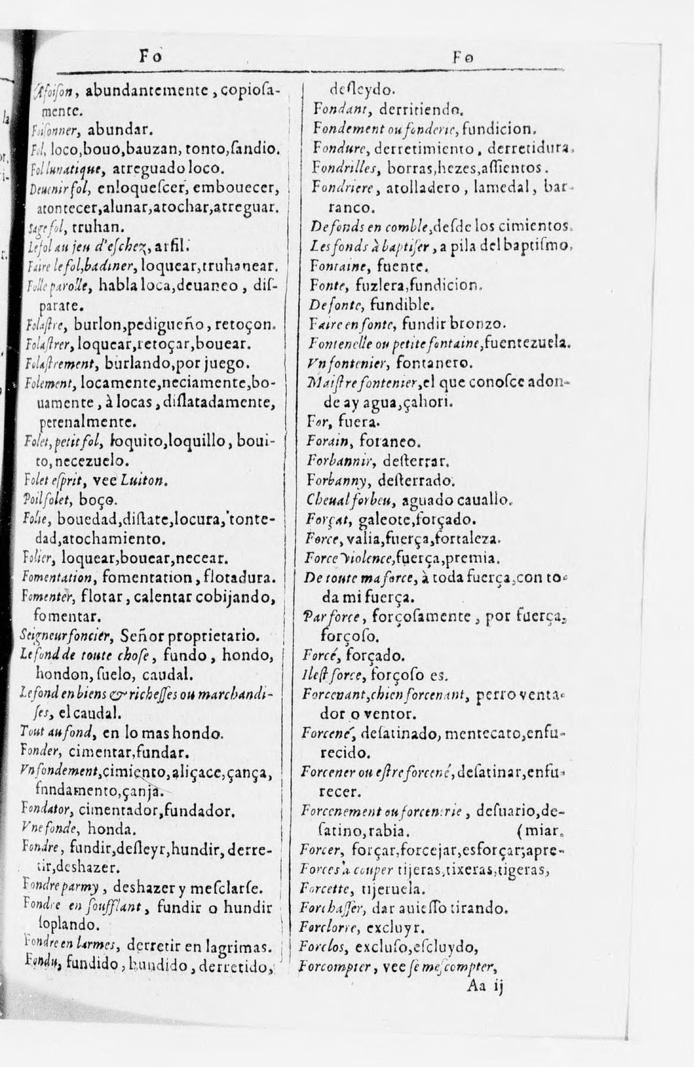 1616 - Veuve Marc Orry - Trésor des deux langues espagnole et française (Seconde partie) - BnF 1616 - Veuve Marc Orry - Trésor des deux langues espagnole et française (Seconde partie) - BnF