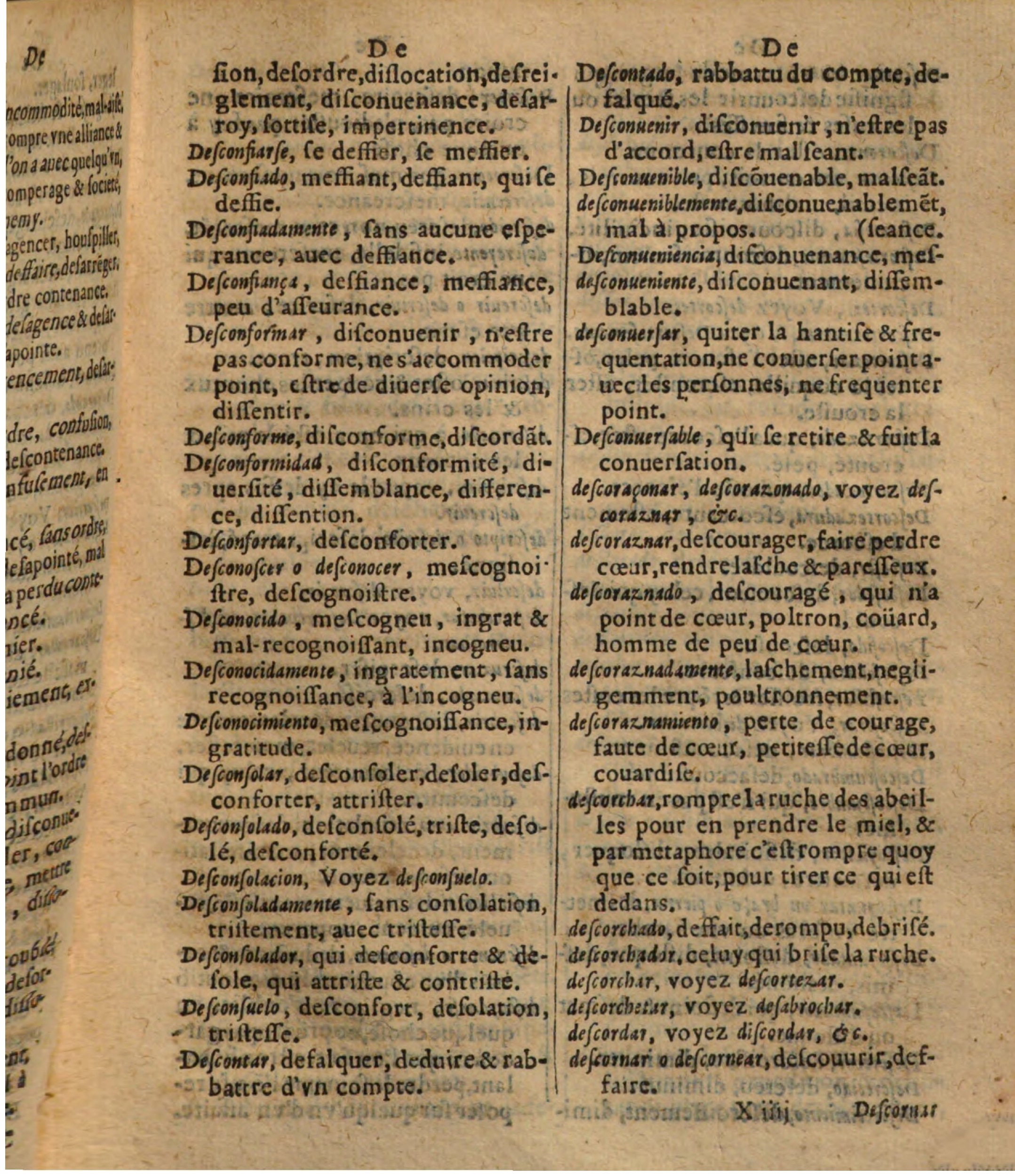 1625 - Hubert Antoine - Trésor des deux langues espagnole et française - Augsbourg