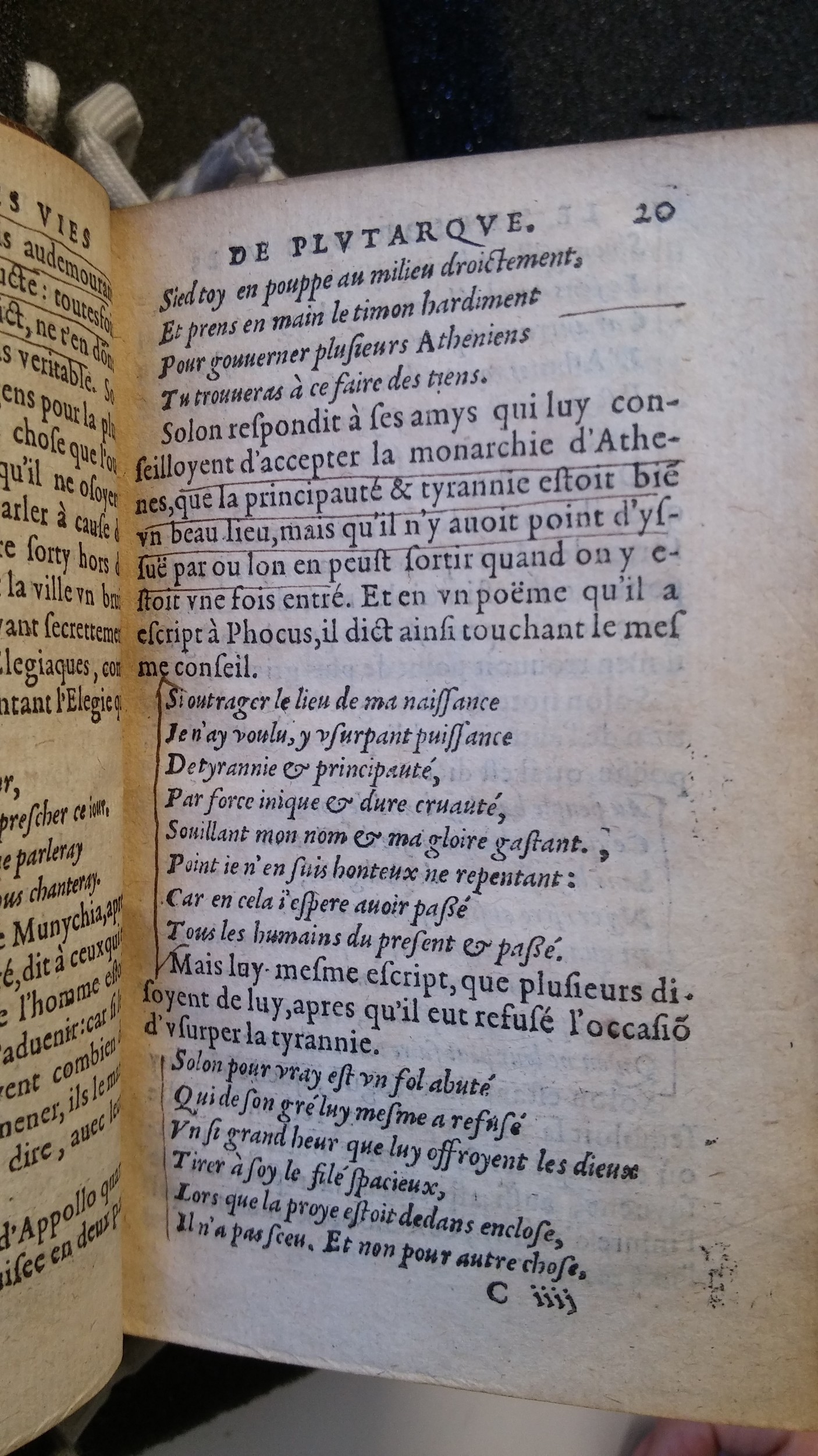 1577 - Claude Micard - Trésor des vies de Plutarque - Saint-Gallen