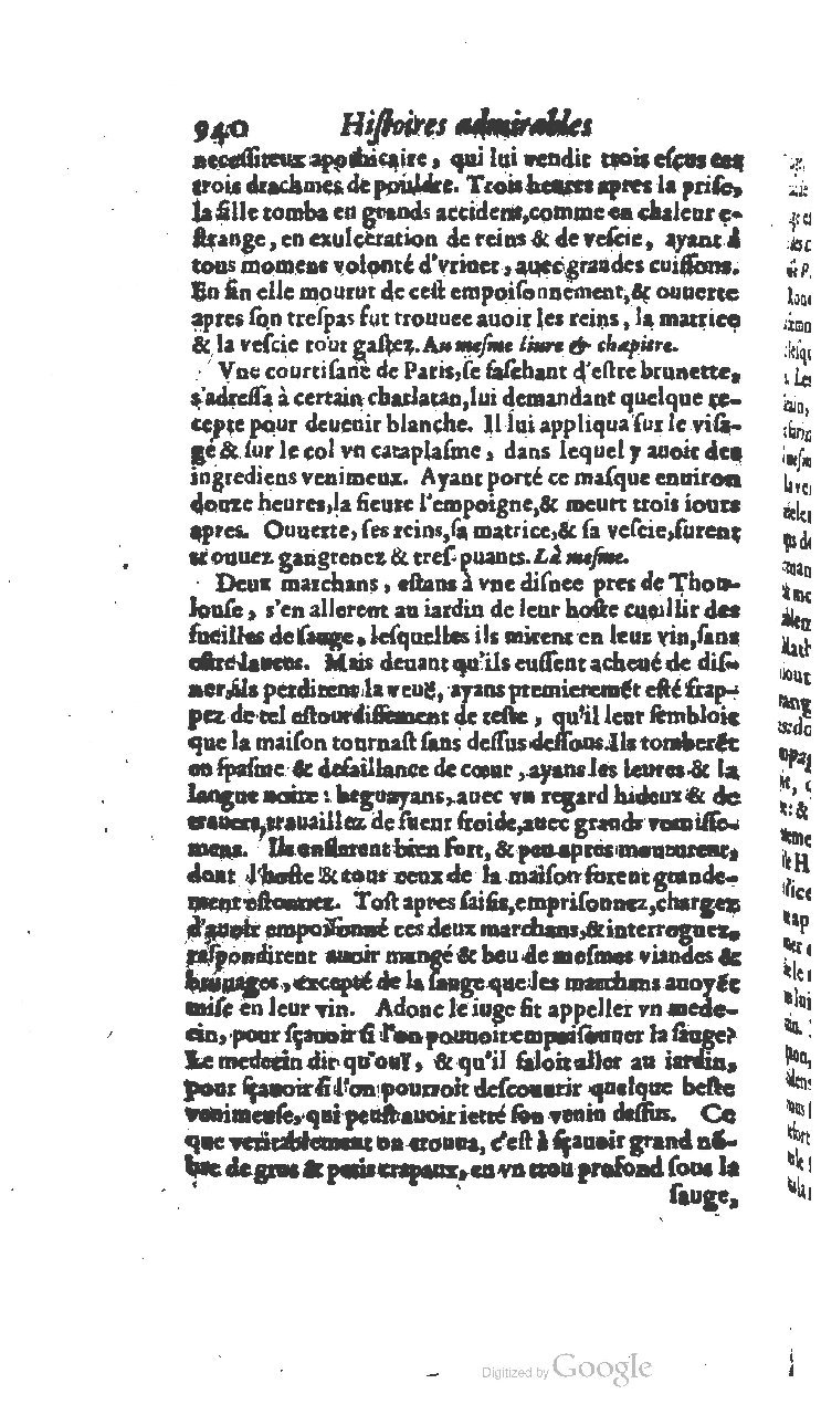 1610 - Paul Marceau - Trésor d’histoires admirables et mémorables - BSB Munich
