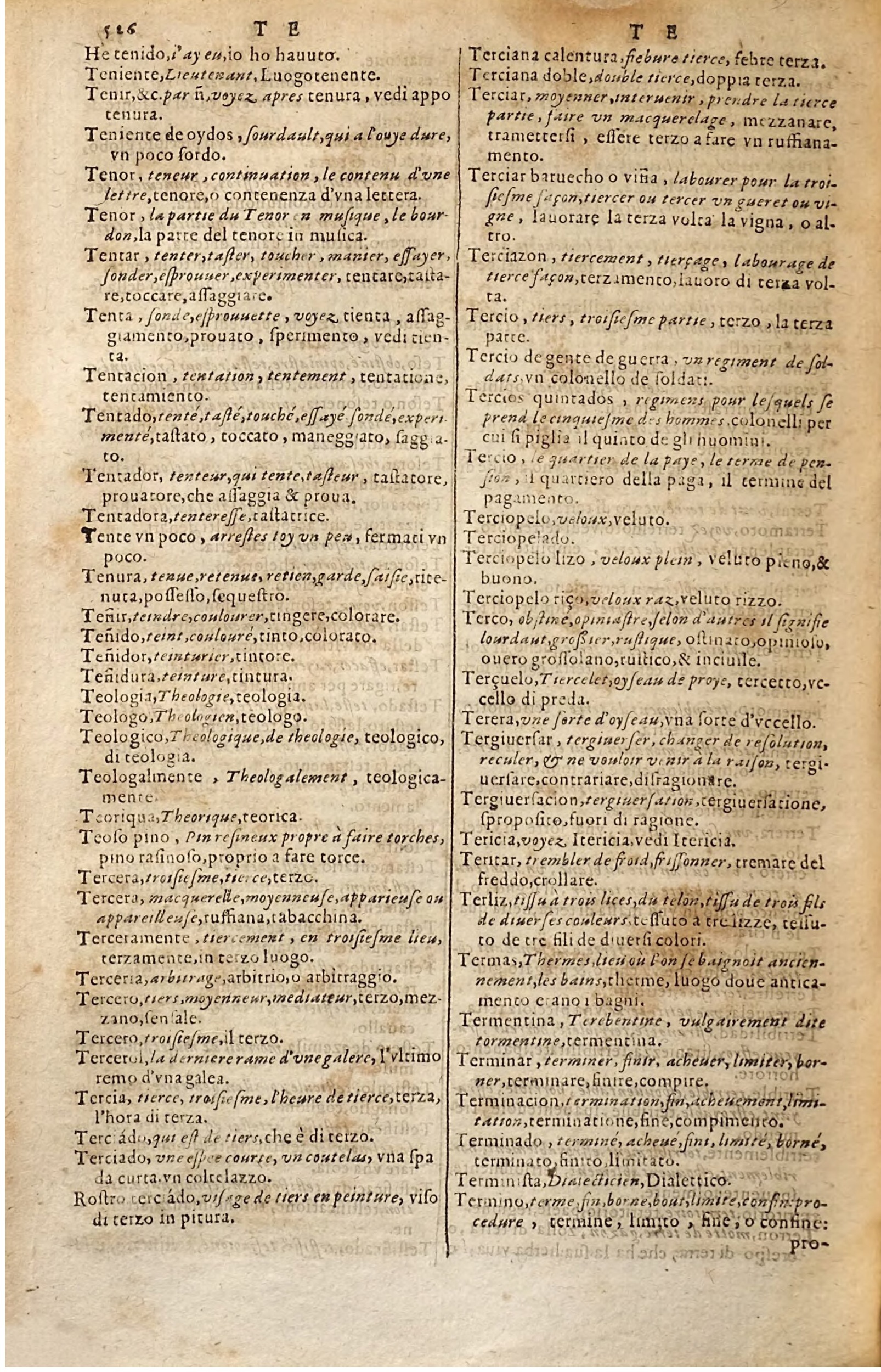 1627 - Jacques Crespin - Trésor des trois langues - Regensburg