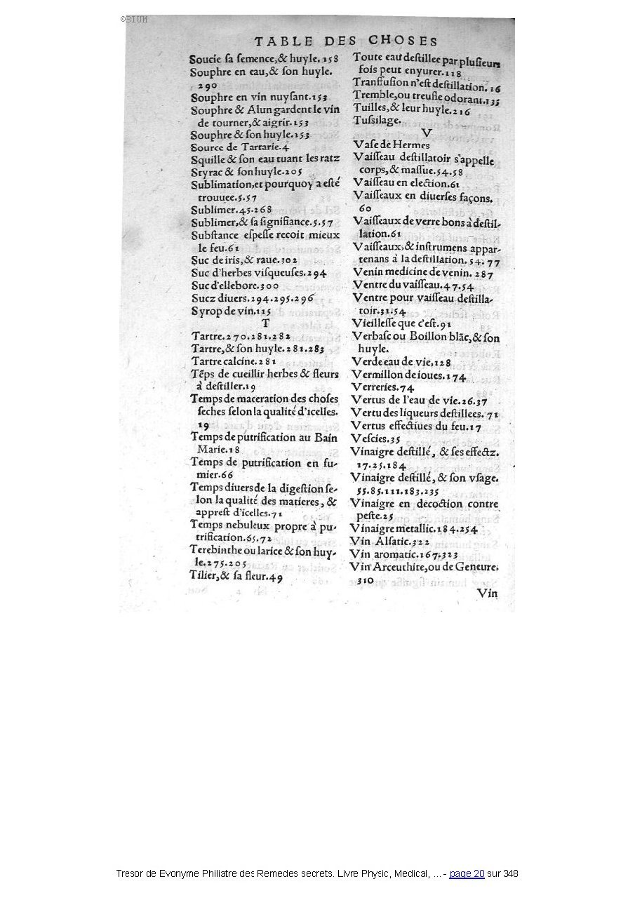 1555 - Balthazar Arnoullet - Trésor d’Évonyme Philiatre - Université Paris Cité