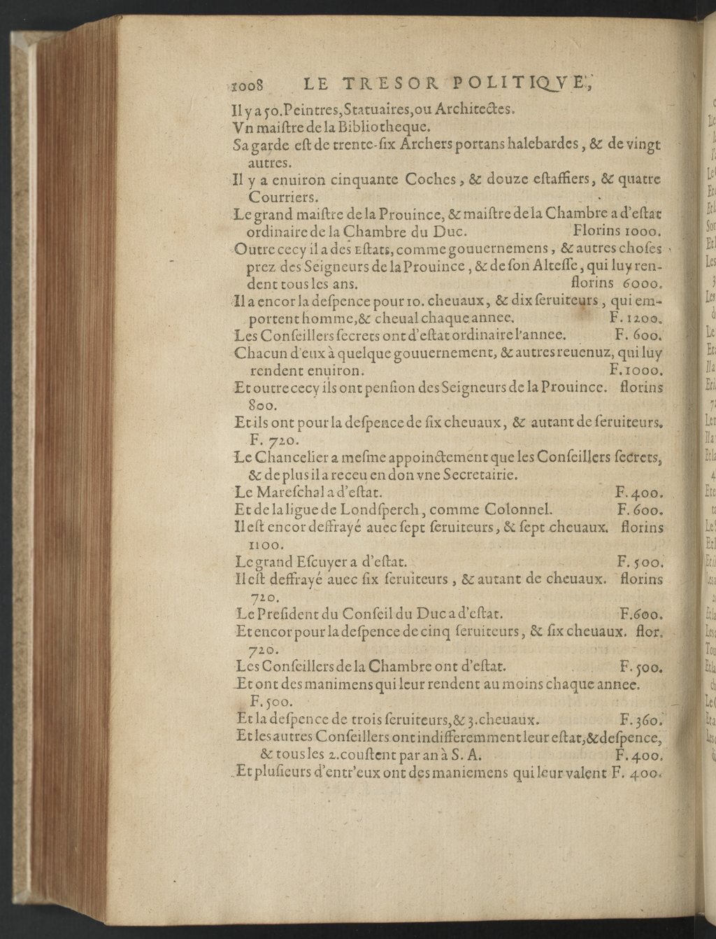 1608 - Nicolas Du Fossé - Trésor politique - BnF Tolbiac