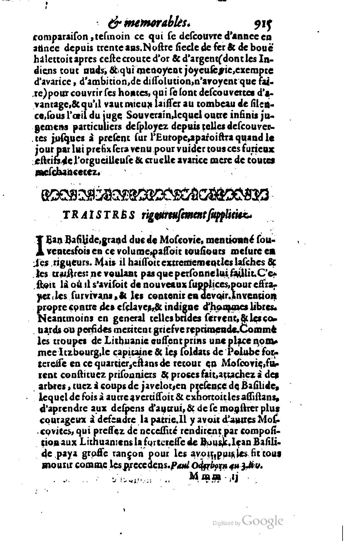 1628 - Jacques Crespin - Trésor d’histoires admirables et mémorables - BSB Munich