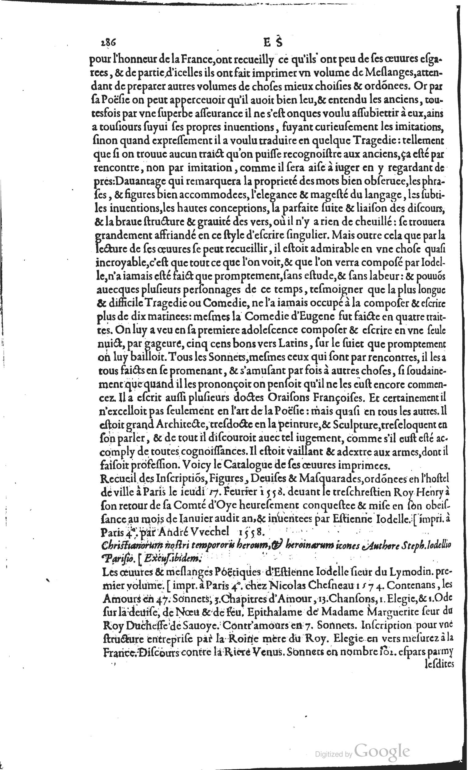 1585 - Barthélemy Honorat - Bibliothèques françaises - BSB Munich