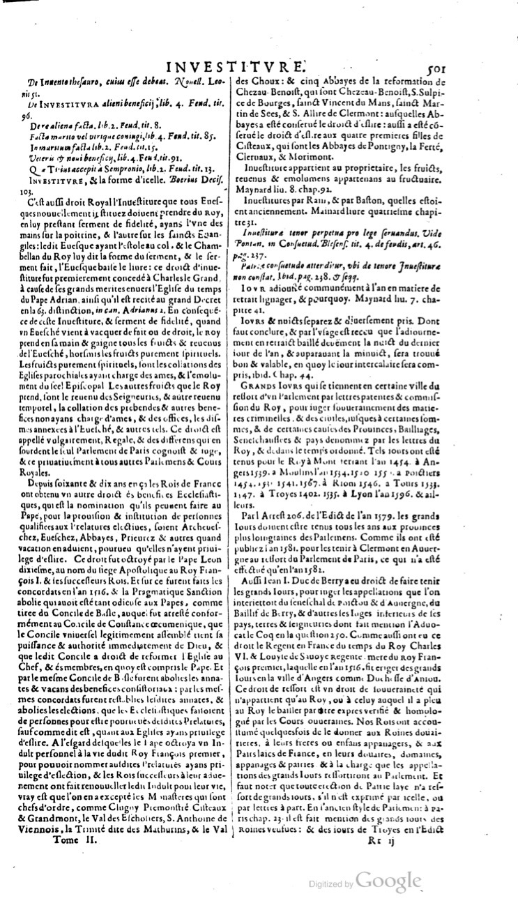 1629 - Veuve Nicolas Buon - Trésor du droit français (21754 T. 2) - BM Lyon