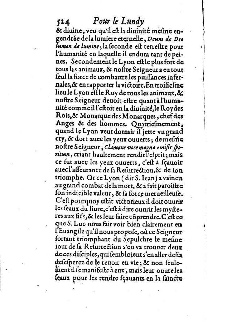 1607 - Nicolas Du Fossé - Trésor quadragésimal - T 02 - BM Lyon