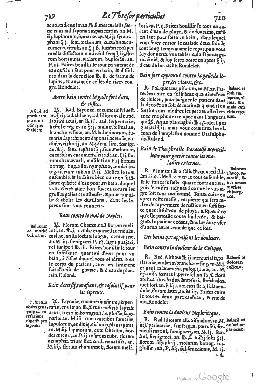 1616 - Étienne Gamonet - Grand trésor ou dispensaire - BSB Munich