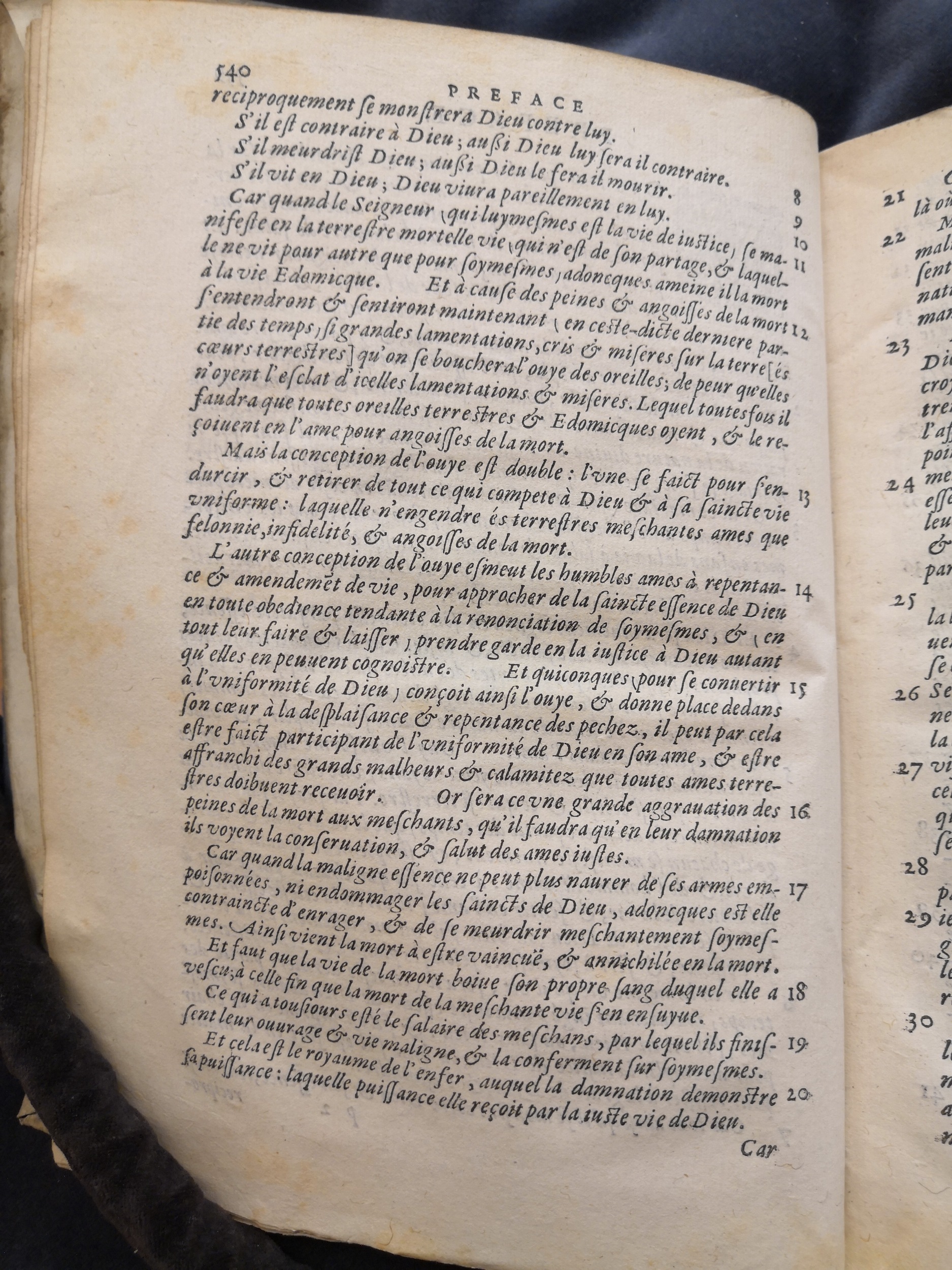1581c. - Christophe Plantin - Le Livre des témoignages du Trésor caché au champ (Livres 2, 4, 6 et 7) - Anvers Musée Plantin Moretus