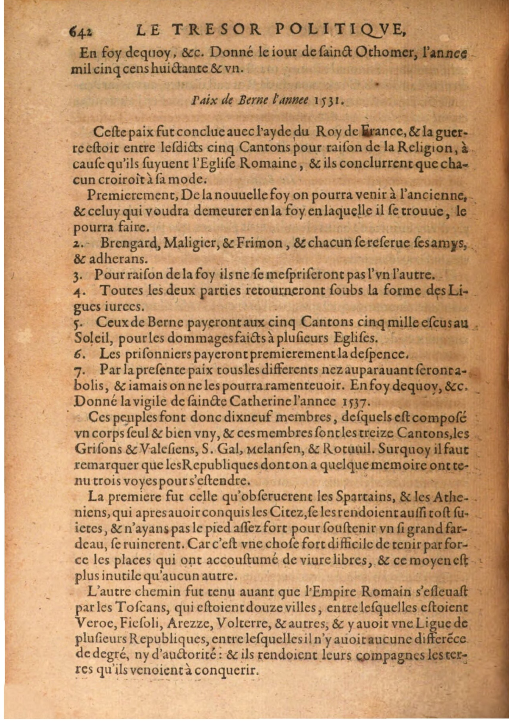 1608 - Pierre Chevalier - Trésor politique - BSB Munich