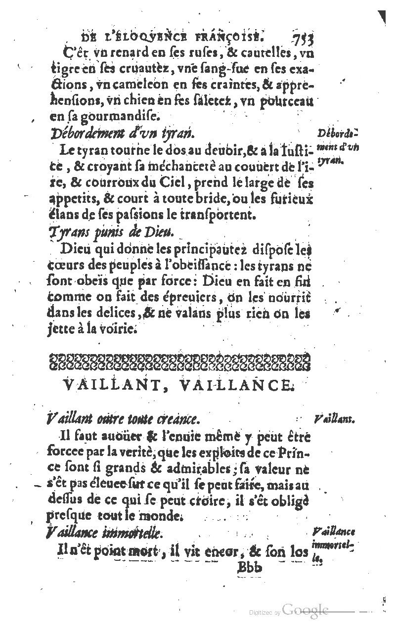 1610 - Louis Coste - Trésor de l’éloquence française (Seconde partie) - BM Lyon
