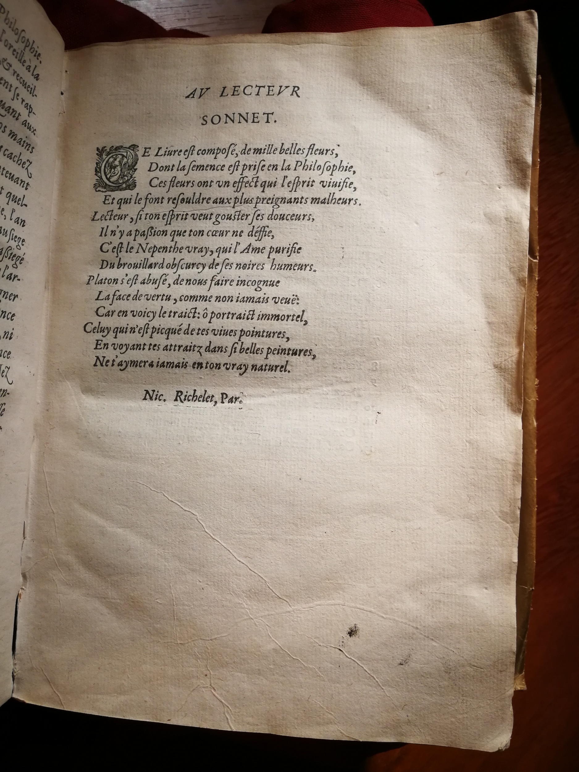 1595 - Jean Houzé - Œuvres morales et mêlées de Sénèque, Trésor de philosophie morale - T. 1 - BnF