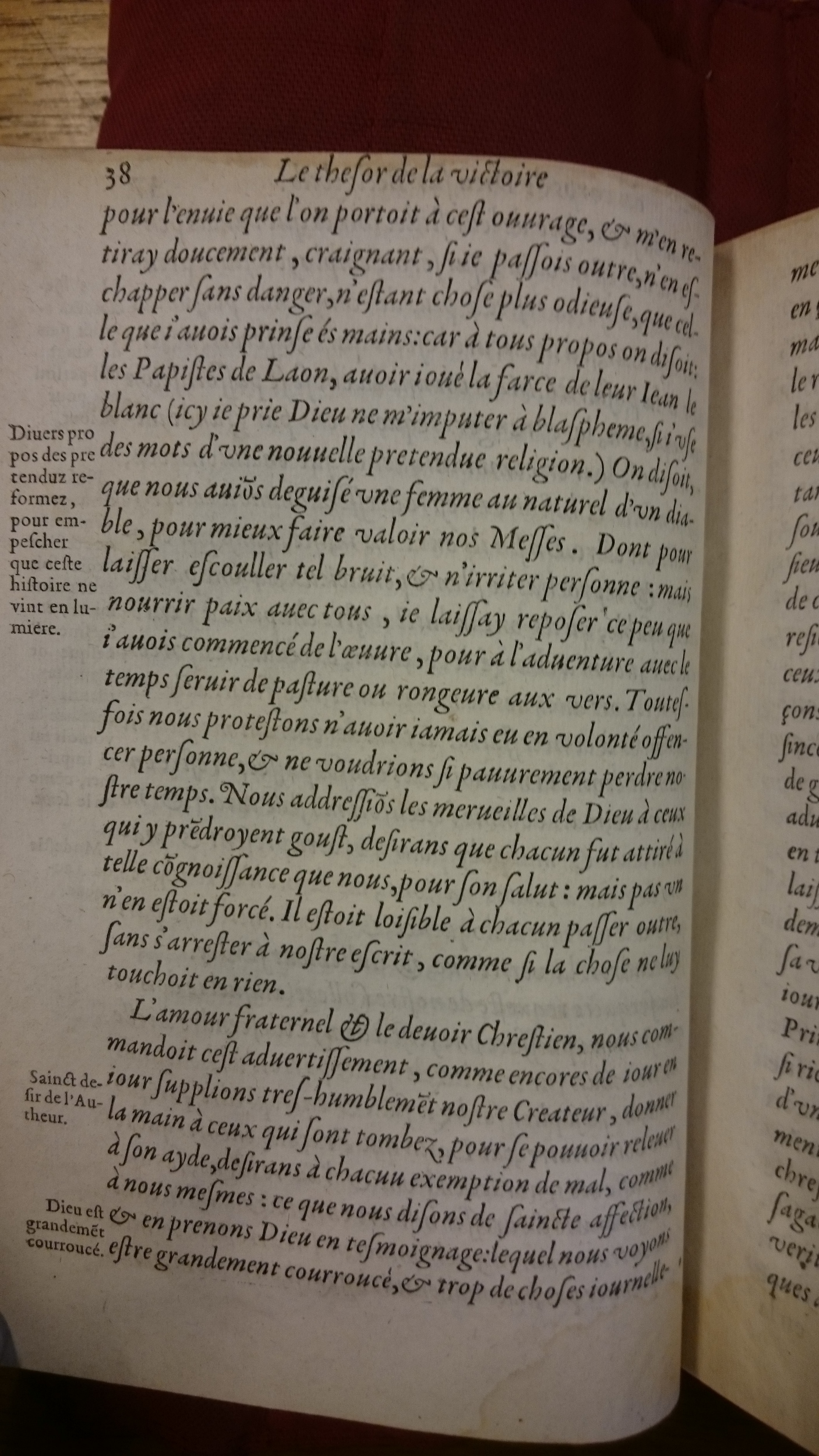 1578 - Nicolas Chesneau - Trésor et entière histoire de la triomphante victoire du corps de Dieu sur l’esprit malin - BM Lyon