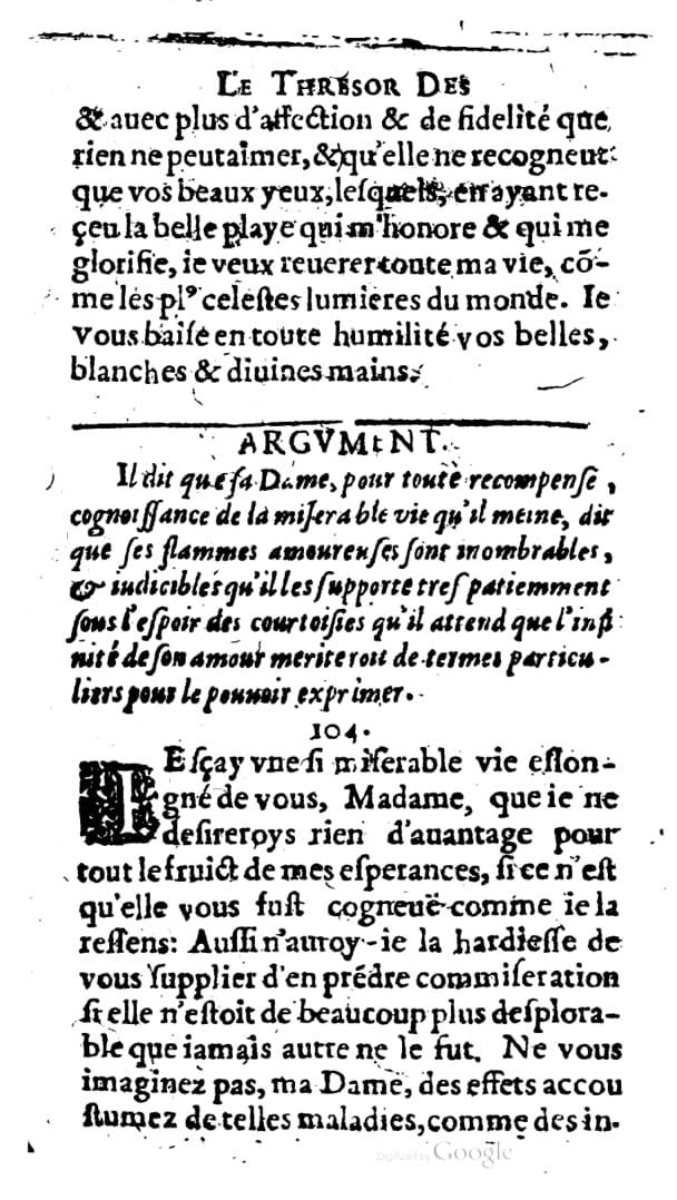 1624 - Nicolas Oudot - Trésor des lettres douces et amoureuses - BNC Florence