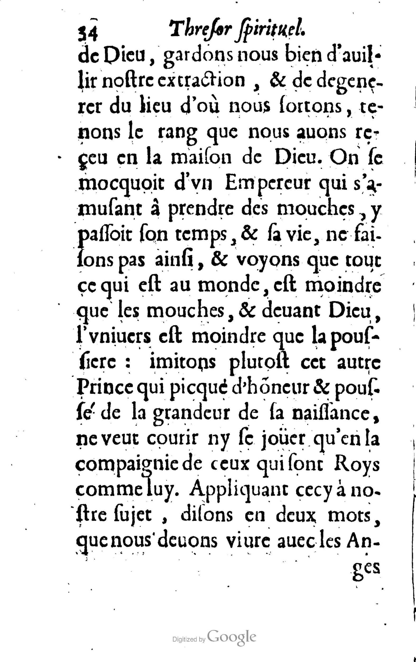 1633 - François Waudré - Trésor spirituel contenant les excellences du christianisme - BM Lyon