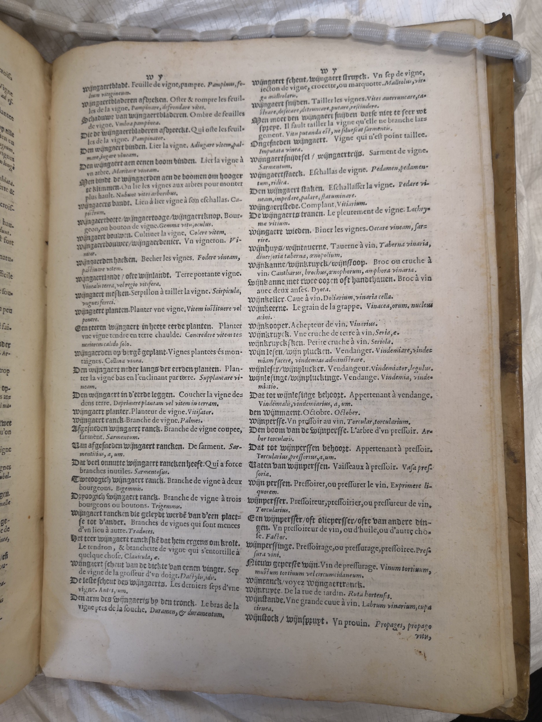 1573 - Christophe Plantin - Trésor du langage bas-allemand - Anvers Université