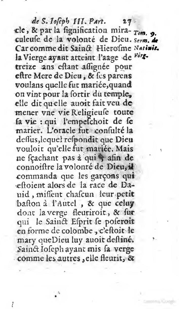 1646 - Jean Piot - Trésor inestimable de Saint-Joseph - BNC Rome