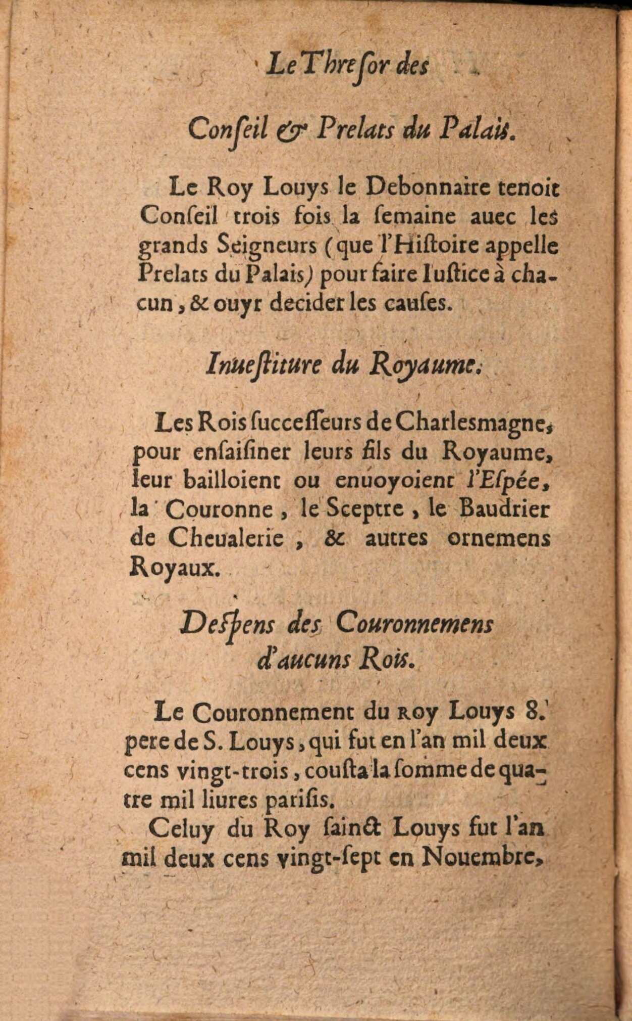 1639 - Jean Corrozet - Trésor des histoires de France - BSB Munich 1639 - Jean Corrozet - Trésor des histoires de France - BSB Munich