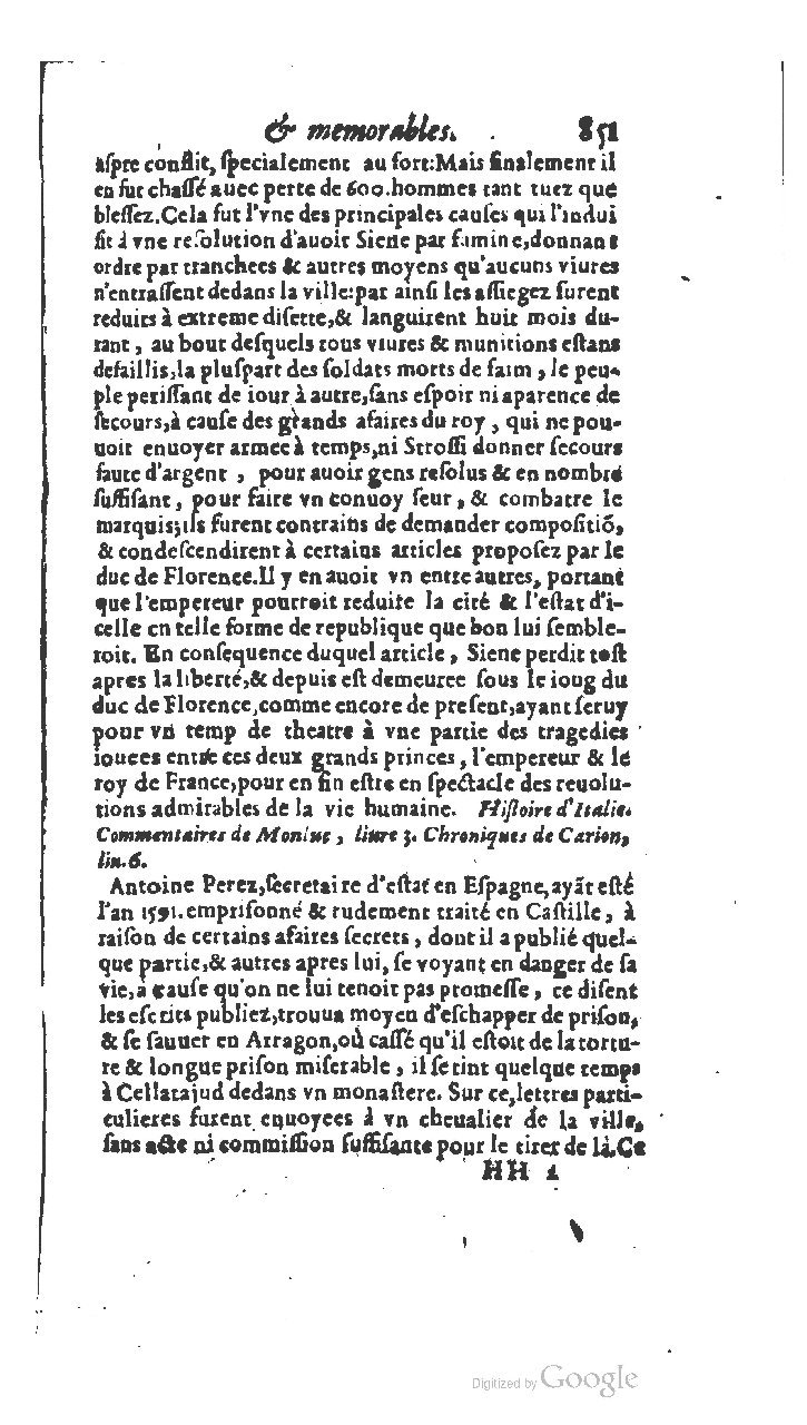 1610 - Paul Marceau - Trésor d’histoires admirables et mémorables - BSB Munich 1610 - Paul Marceau - Trésor d’histoires admirables et mémorables - BSB Munich