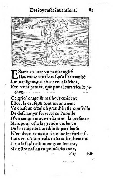 1556c. - Étienne Denise - Trésor des joyeuses inventions du parangon de poésies - ÖNB Vienne