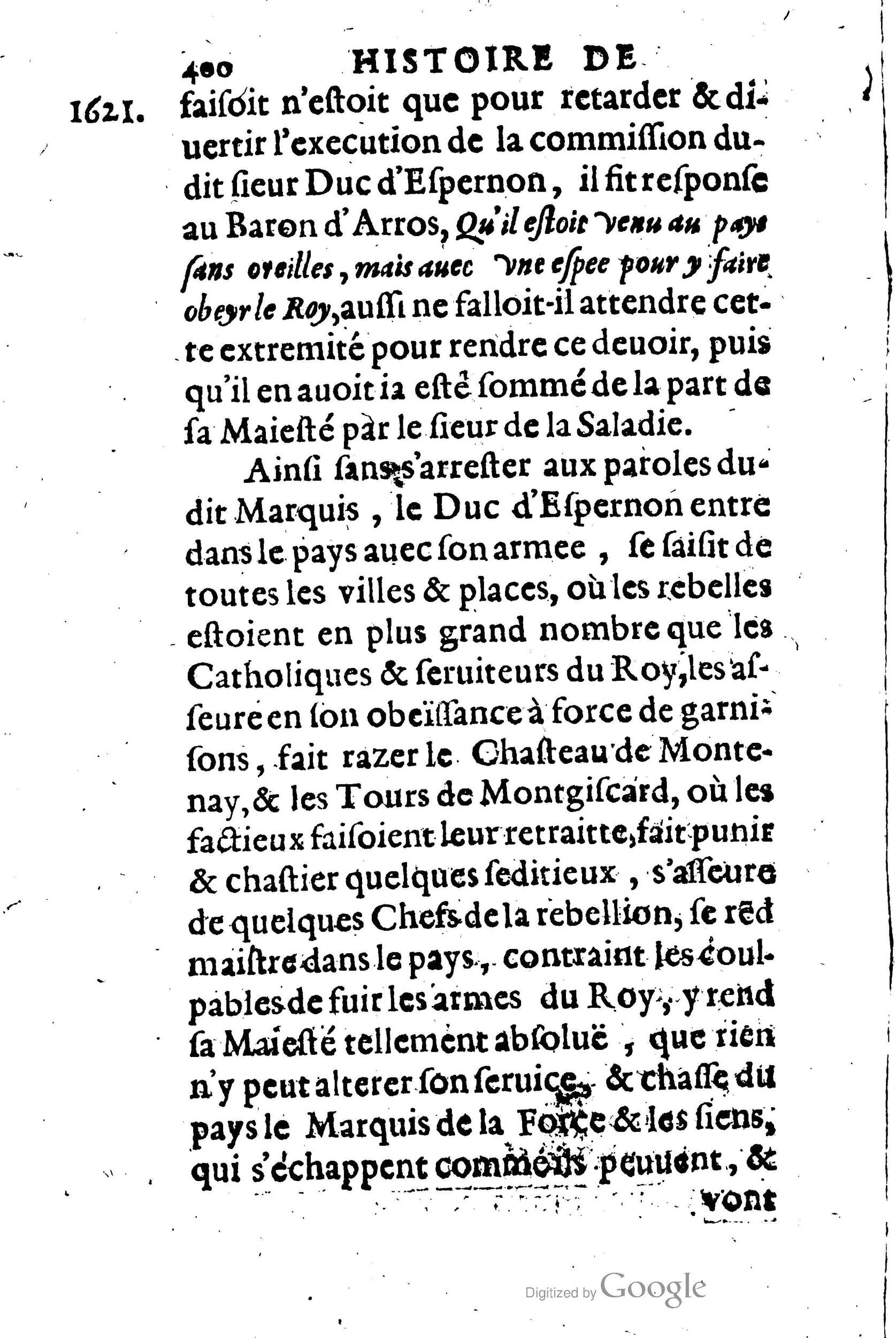 1623 - Joseph Bouillerot - Trésor de l’histoire générale de notre temps - BM Lyon