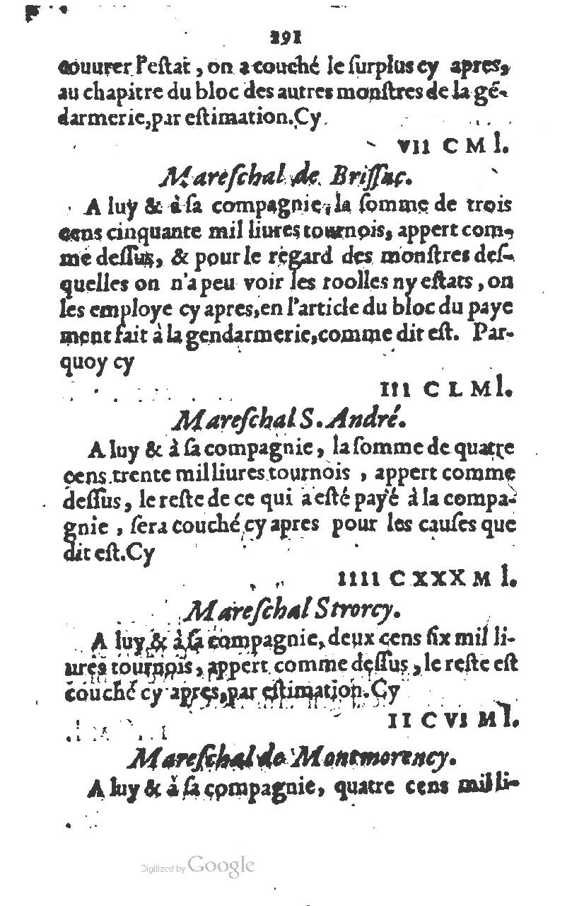 1581 - s.n. - Secret des trésors de France (Livre I) - BSB Munich