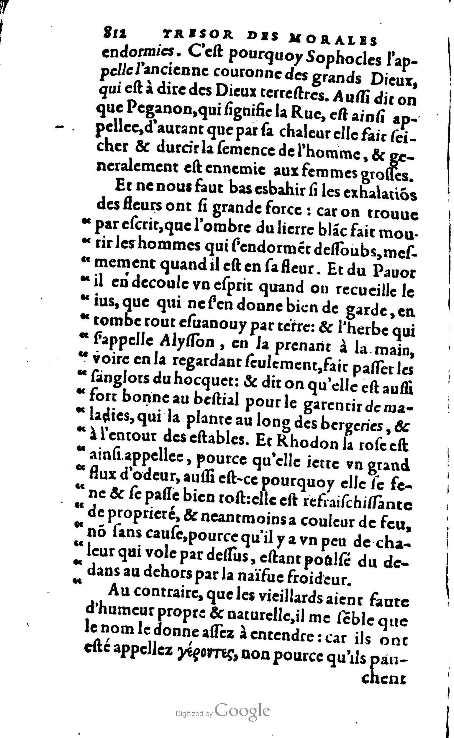 1578 - Jean Poupy - Trésor des morales de Plutarque - BSB Munich 1578 - Jean Poupy - Trésor des morales de Plutarque - BSB Munich