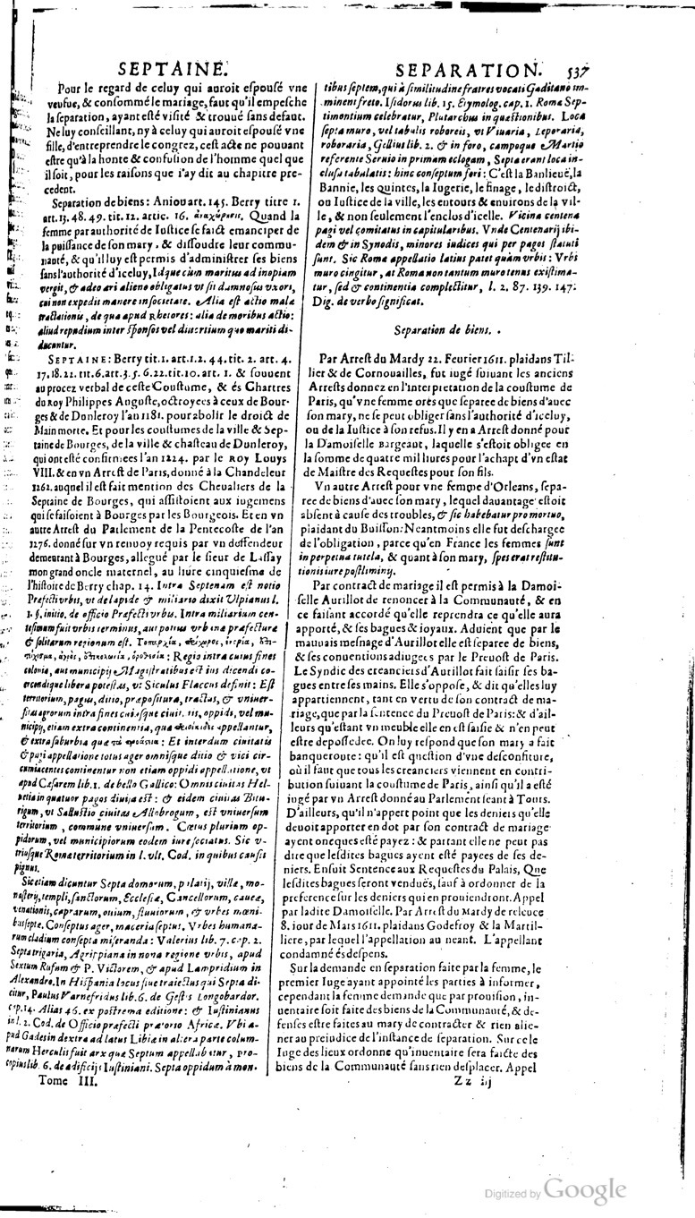 1629 - Veuve Nicolas Buon - Trésor du droit français (21754 T. 3) - BM Lyon