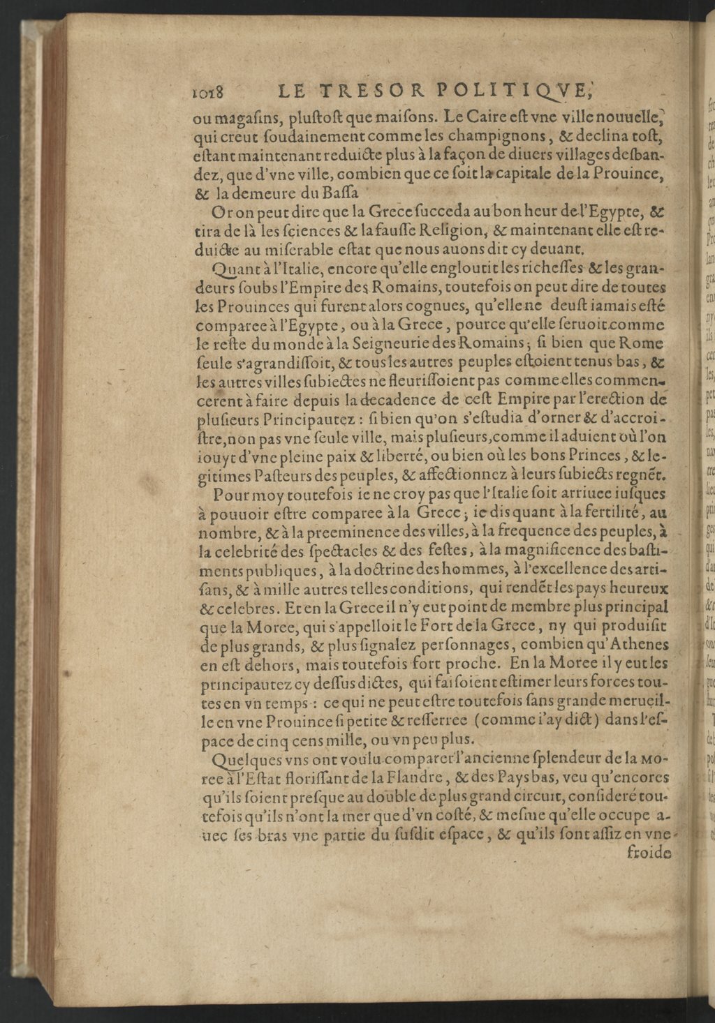 1608 - Nicolas Du Fossé - Trésor politique - BnF Tolbiac
