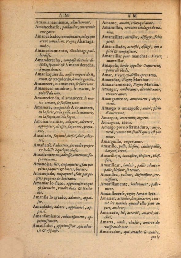 1607 - Marc Orry - Trésor des deux langues espagnole et française (Première et Seconde parties) - ÖNB Wien