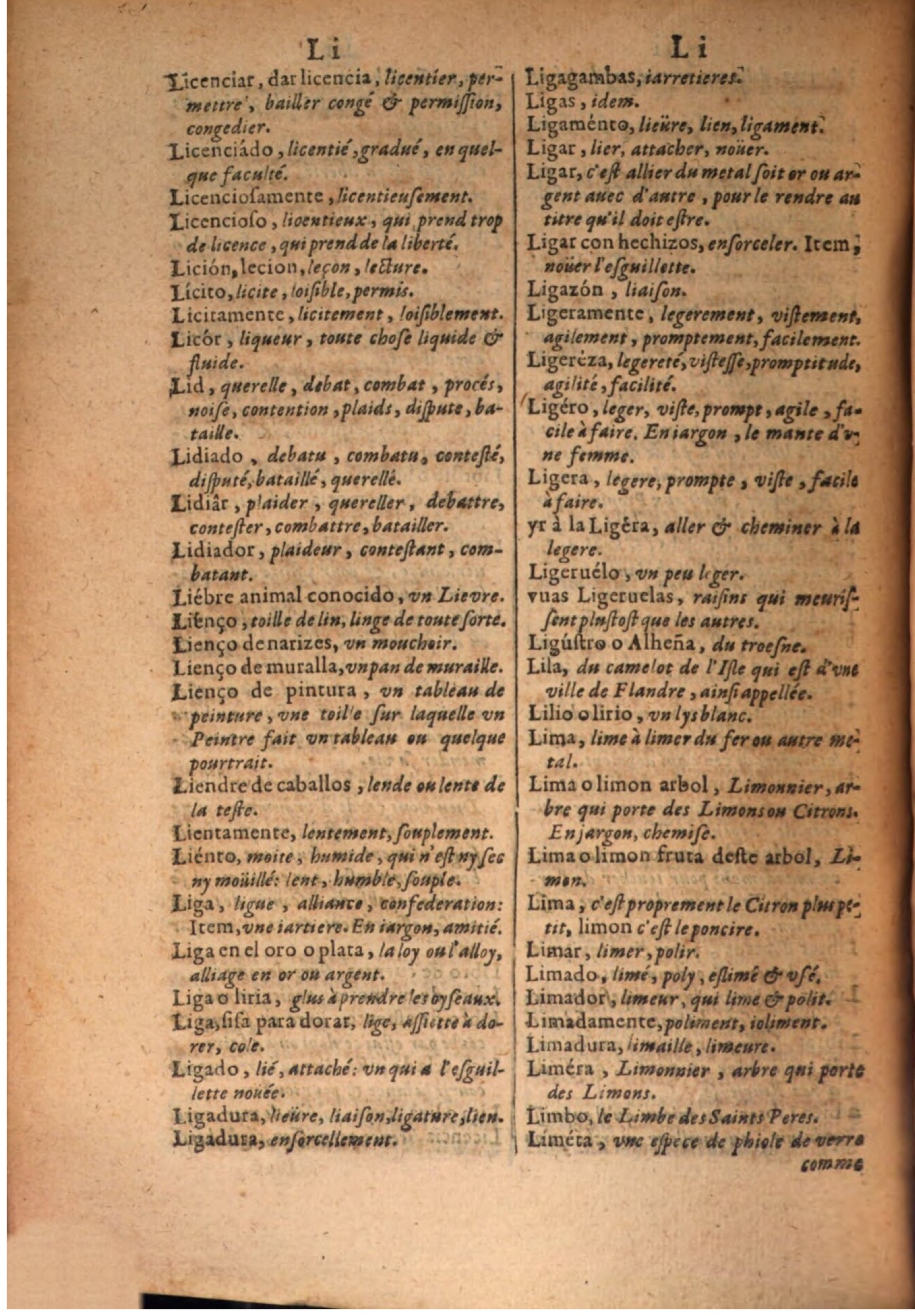 1645 - A. de Sommaville et A. Courbé - Trésor des deux langues espagnole et française - BSB Munich