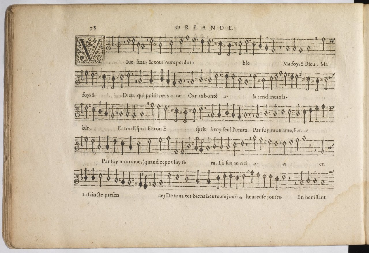 1594 - Paul Marceau - Trésor de musique d&#039;Orlande de Lassus, Superius, Bassus, Tenor, Quinta pars - BnF