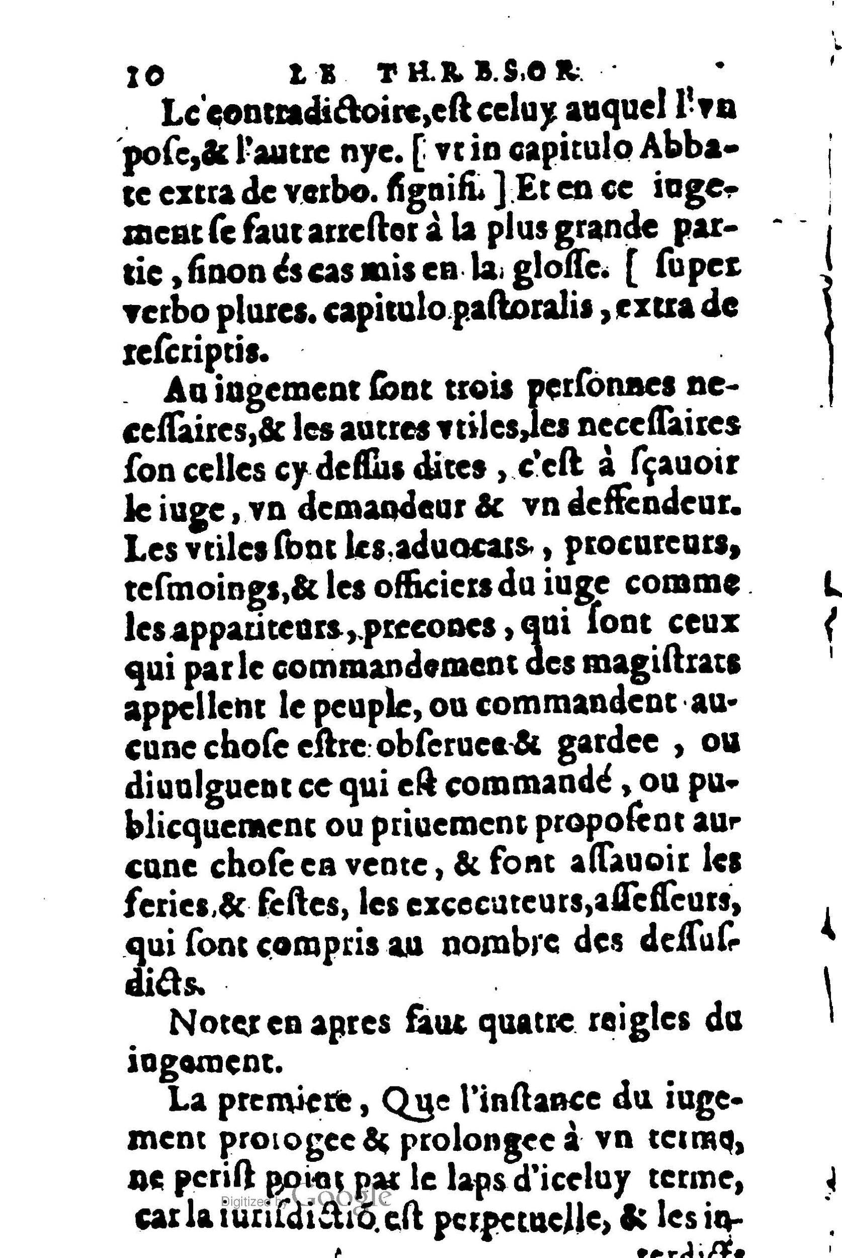 1605 - Pierre Rigaud - Trésor de pratique pour les juges - BM Lyon 1605 - Pierre Rigaud - Trésor de pratique pour les juges - BM Lyon
