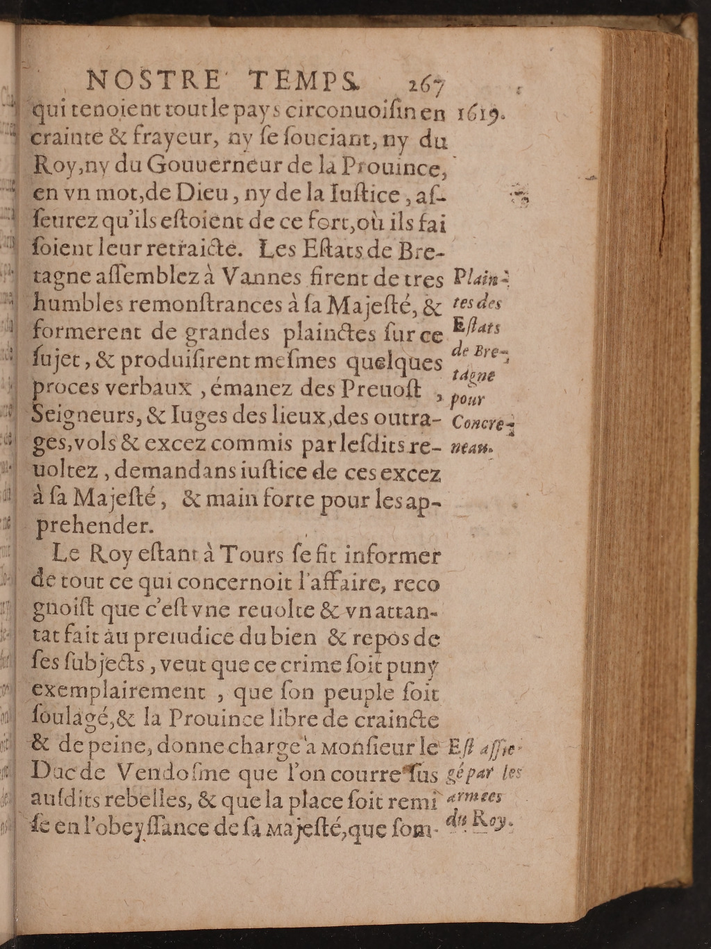 1626 - Joseph Bouillerot - Trésor de l’histoire générale de notre temps - BnF Arsenal