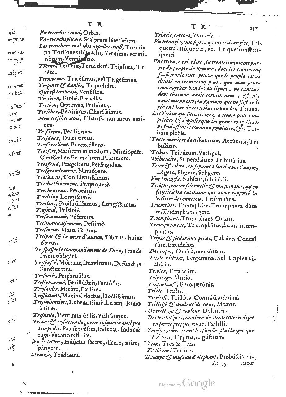 1564 - Henri Hylaire et Louis Cloquemin - Trésor des mots et traits français - BSB Munich 1564 - Henri Hylaire et Louis Cloquemin - Trésor des mots et traits français - BSB Munich