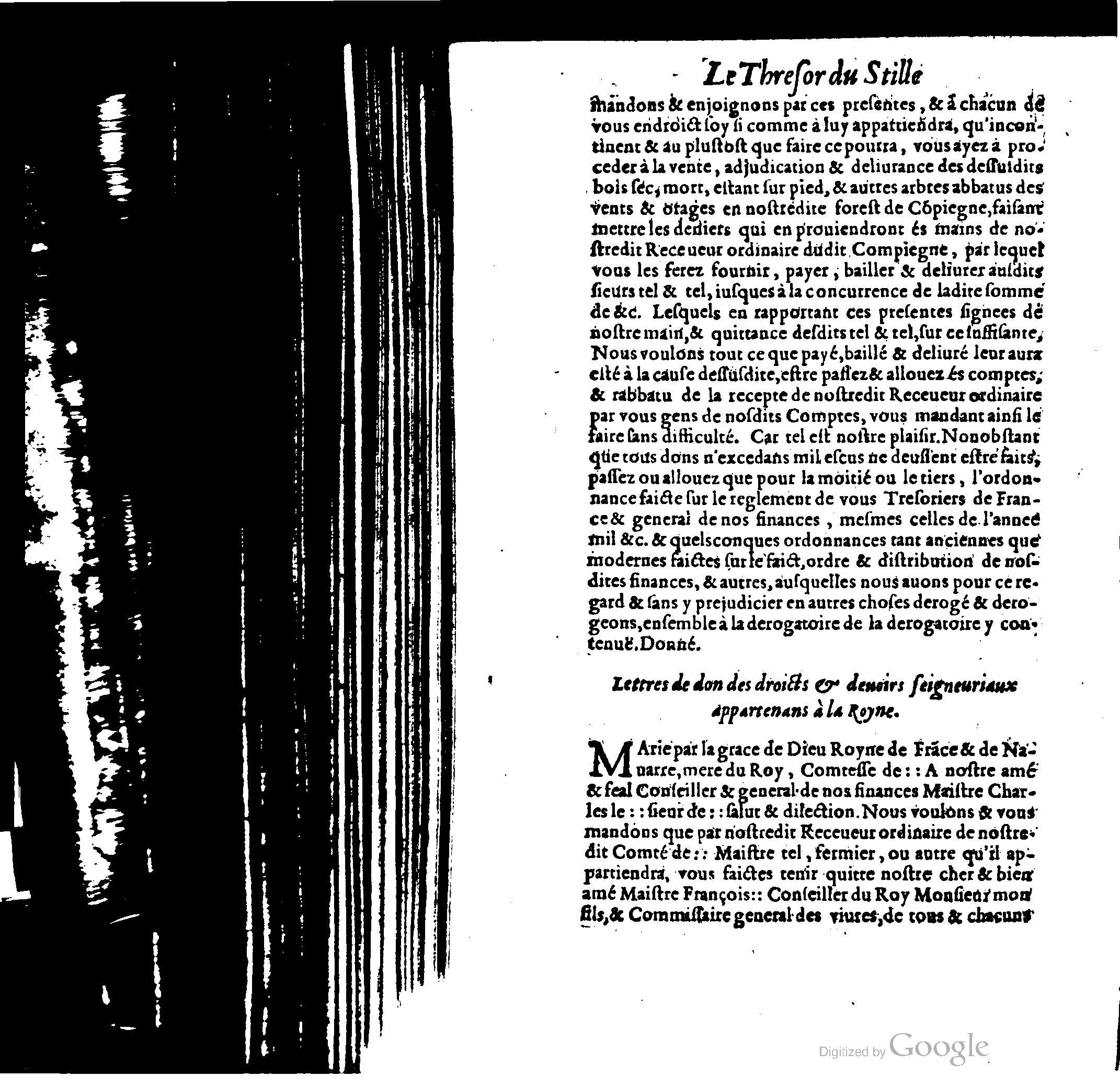 1614 - Jean Richer - Trésor du nouveau style et protocole de la chancellerie de France - BSB Munich