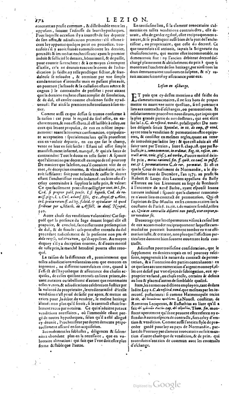 1629 - Veuve Nicolas Buon - Trésor du droit français (29620 T. 2) - BM Lyon