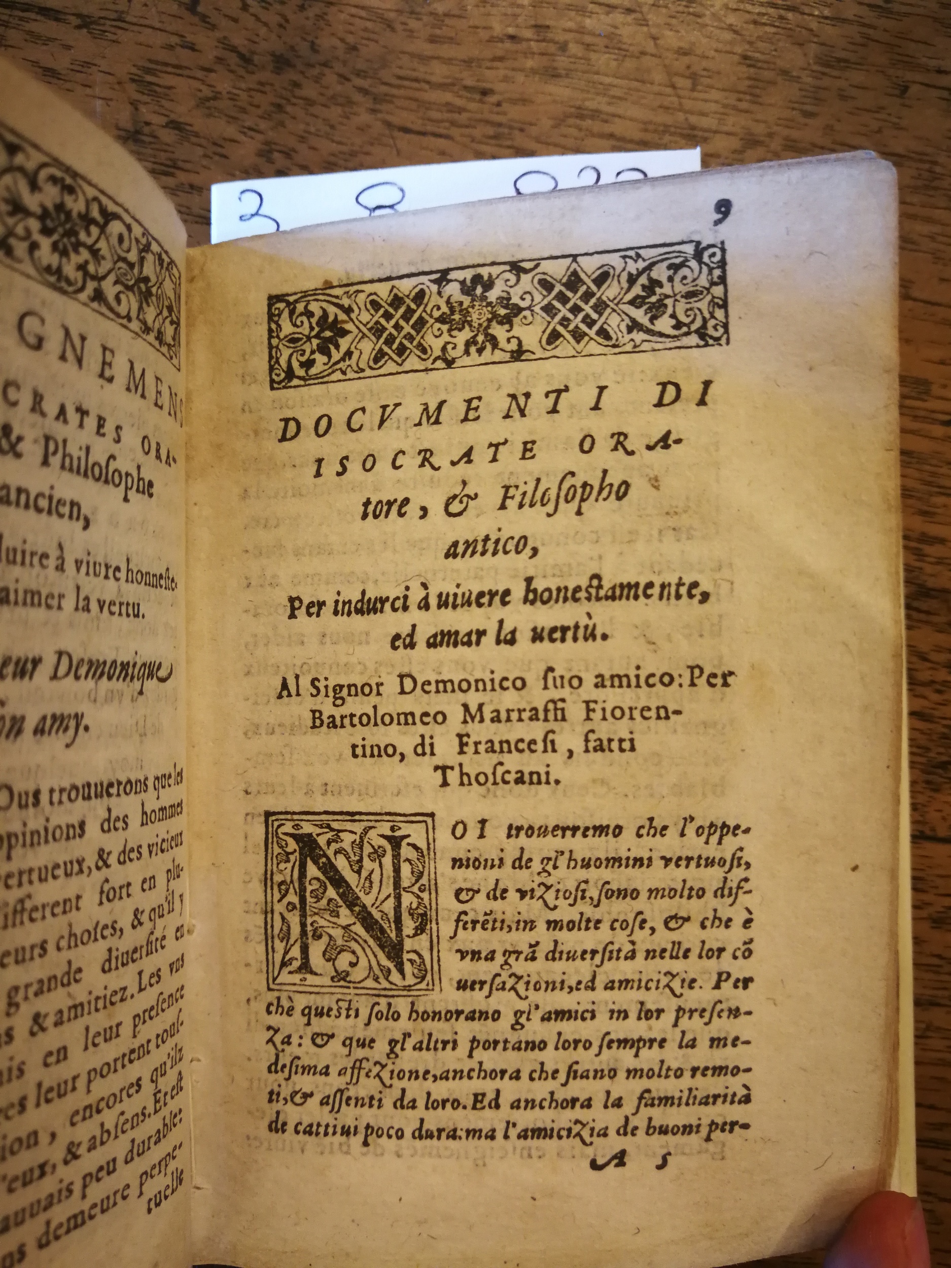 1576 - Benoît Rigaud - Trésor de vertu - BNC Florence