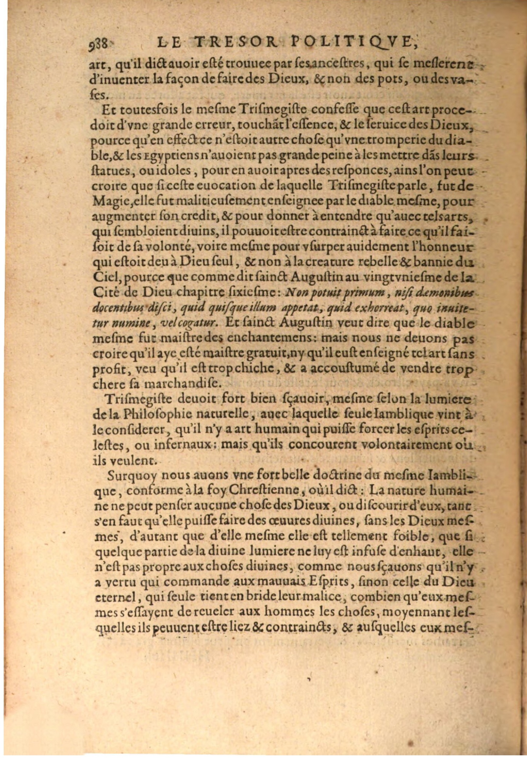 1608 - Nicolas Du Fossé - Trésor politique - BSB Munich